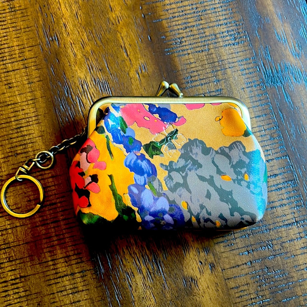 Patricia Nash Coin Purse - in good condition some signs of wear on the metal